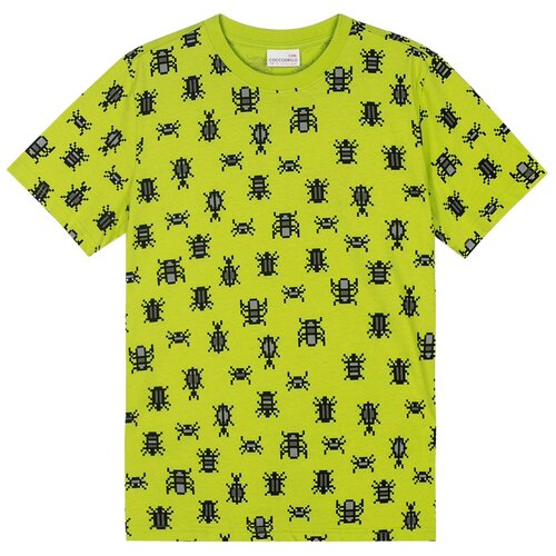 фото Футболка для мальчика coccodrillo, размер 92, цвет зеленый