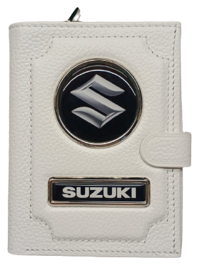 Обложка для автодокументов SUZUKI 1-6-1001, белый