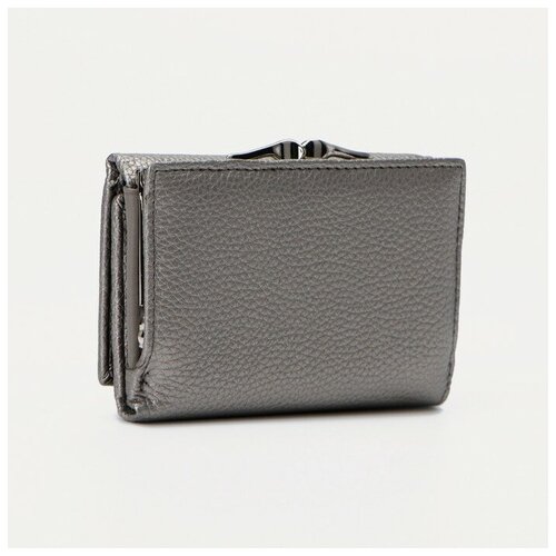фото Кошелек на магнитах, цвет серый noname