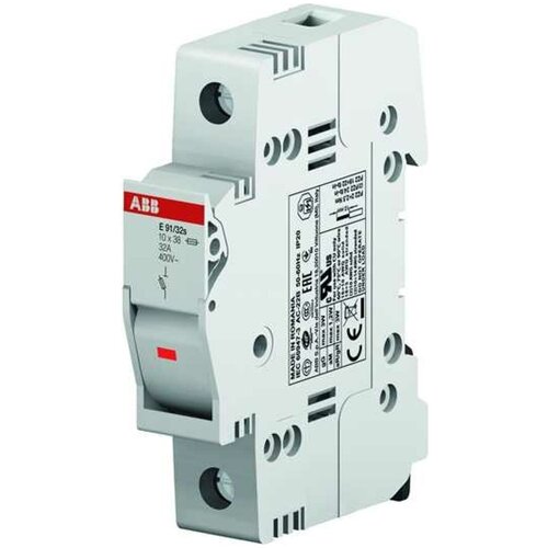 E9132 Держатель предохранителей 1-полюсный 32А 103х38мм 690В ACDC ABB 2CSM200923R1801 498₽