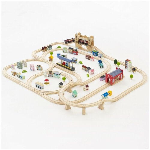 фото Железная дорога le toy van лондон с поездом - 120 элементов