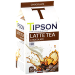 Чай черный Tipson Латте чай Шоколад 30 пак - изображение