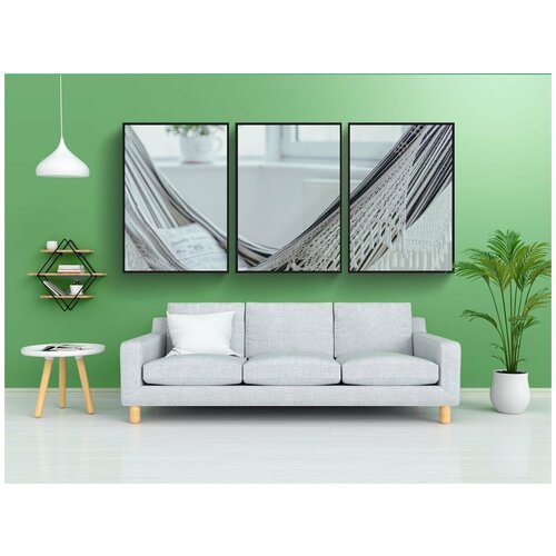 фото Набор модулных постеров для интерьера "дом, холод, расслабляться" 60x90 см. в тубусе, без рамки lotsprints