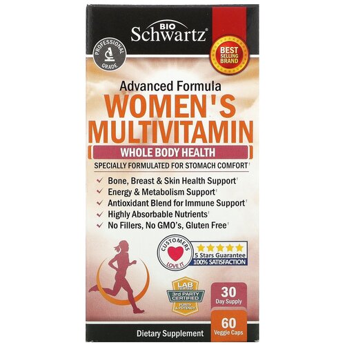 Капсулы BioSchwartz Women's multivitamin, 100 г, 60 шт.