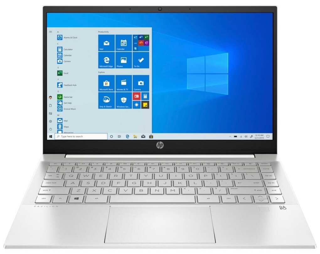 Ноутбук HP Pavilion 14-dv0090ur 148SSD 512белый