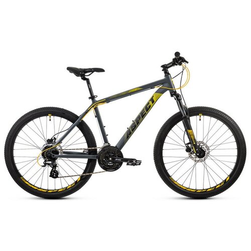 Велосипед Aspect Nickel 26 серо-желтый (2020) (16