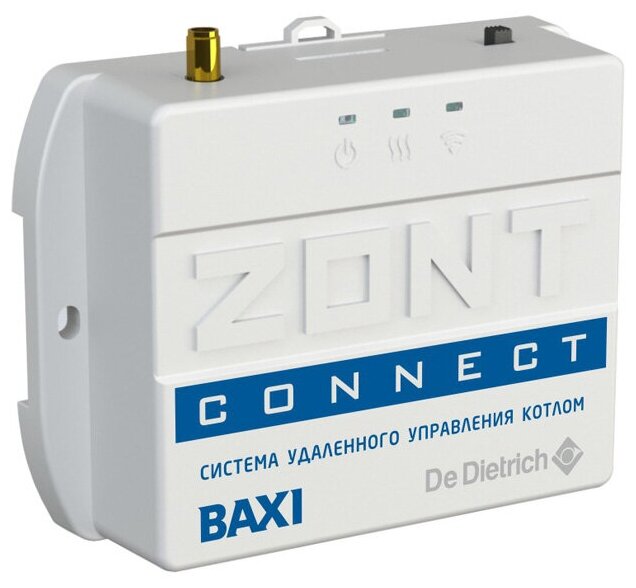 Термостат GSM-Climate ZONT Connect для газовых котлов Baxi и De Dietrich