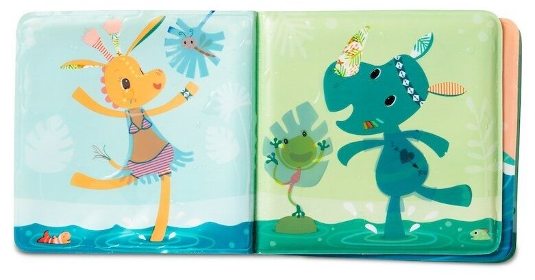 Книжка для ванны Lilliputiens Крокодил Анатоль 83092 - фото №3