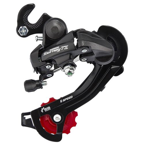 переключатель задний shimano rd tz500 tz gs 6 ск арт zsm22555 Перек-ль задний Shimano Tourney, TZ500, GS, 6ск, крепление на ось, 6ск. инд уп.