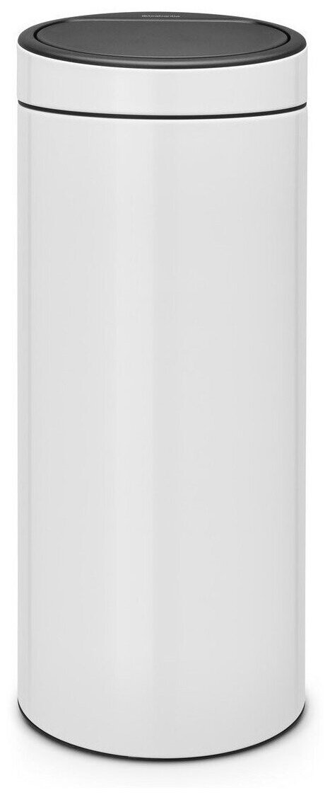 Бак мусорный 30л белый Brabantia touch bin 115141 - фото №1