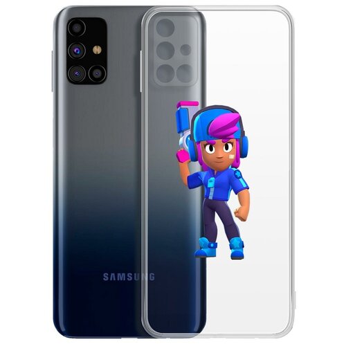 фото Чехол-накладка clear case brawl stars-звёздная шелли для samsung galaxy m31s (m317) krutoff group