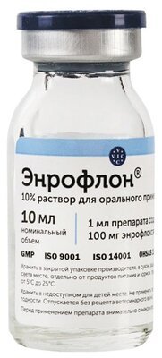 Раствор Doctor VIC Энрофлон 10%, 10 мл