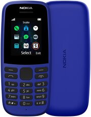 Телефон Nokia 105 DS (2019), 2 SIM, синий