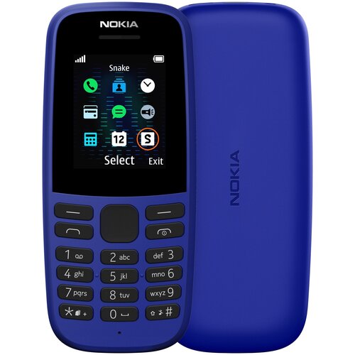 Мобильный Телефон Nokia 105 2019 DS TA-1174 Blue .