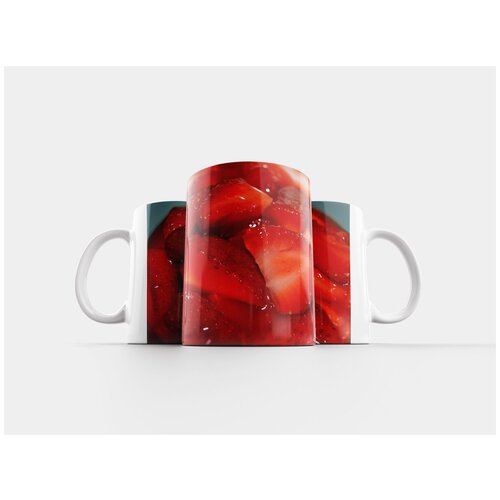 фото Кружка "клубника, красный, фрукты" 320 мл lotsprints