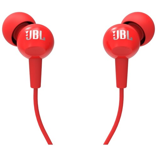 Беспроводные наушники JBL C100SI, красный