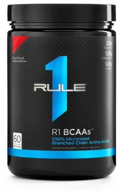 RULE ONE BCAA 432 г (Фруктовый пунш)