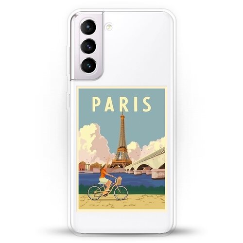 фото Силиконовый чехол париж на samsung galaxy s21 andy & paul