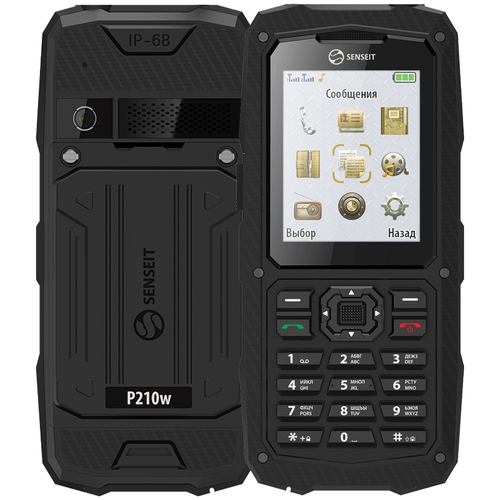 Мобильный телефон SENSEIT P210W, черный
