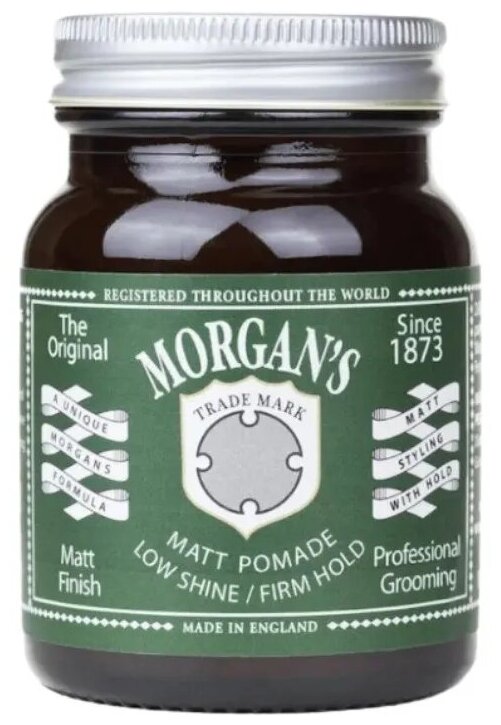 Матовая помада для укладки Morgan's Pomade сильная фиксация 100 гр