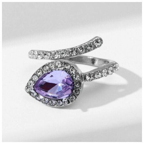 Кольцо, безразмерное, синий кольцо anna slavutina безразмерное бежевый фиолетовый