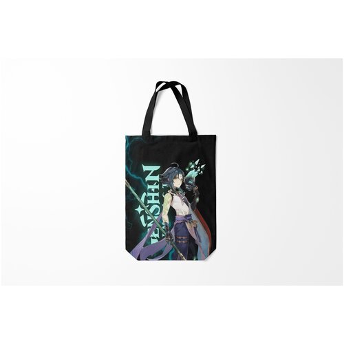 фото Сумка-шоппер / 31х42 см / геймерам / genshin impact xiao burnettie