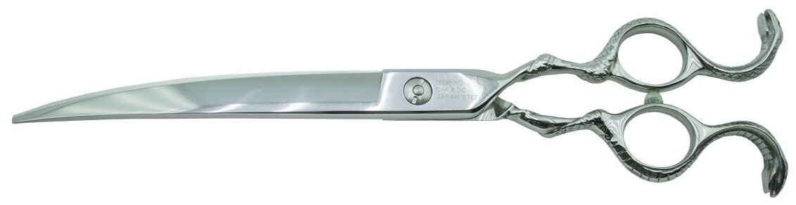Dimi Luxe Line Snake 8.0С ножницы для груминга изогнутые 8" - фотография № 1