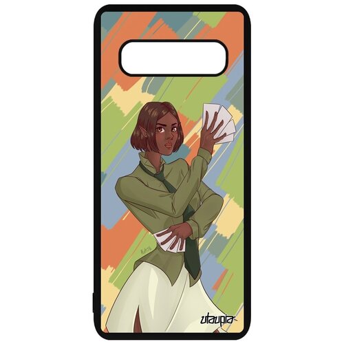 фото Защитный чехол для // samsung galaxy s10 // "фокусник" стиль девушка, utaupia, цветной