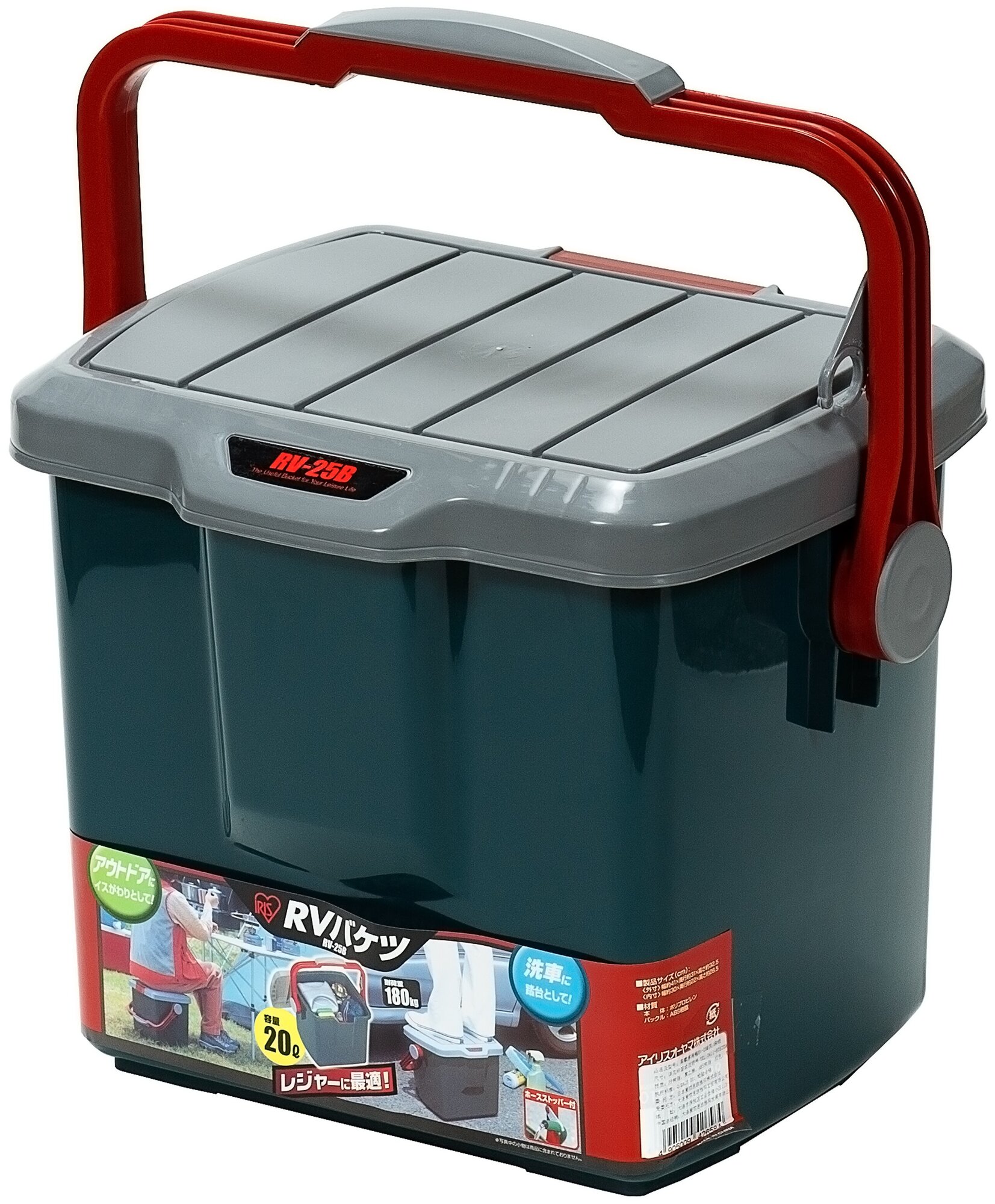 Ящик экспедиционный IRIS RV BOX Bucket 25B, 20 литров 41x31x32,5 см.