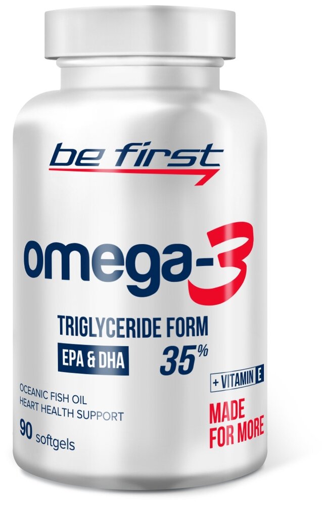 Be First Omega-3 + Vitamin E капс.