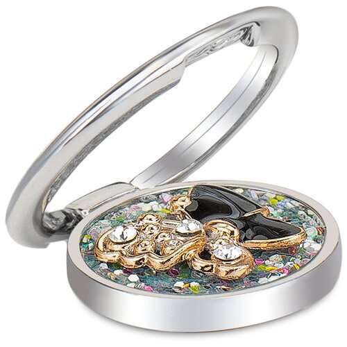 Кольцо держатель для телефона / Бабочка / 36 мм Серебристый