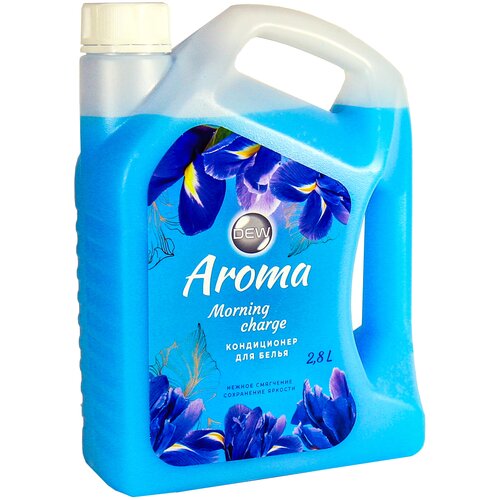 Кондиционер для белья / ополаскиватель для белья утренняя свежесть (50 стирок) концентрат DEW Aroma Morning charge 2,8 л