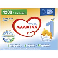 Лучшие Молочные смеси Малютка (Nutricia) на козьем молоке