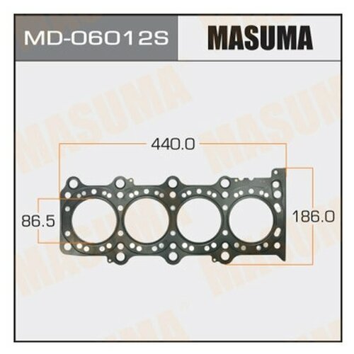 Прокладка ГБЦ, MASUMA, MD-06012S