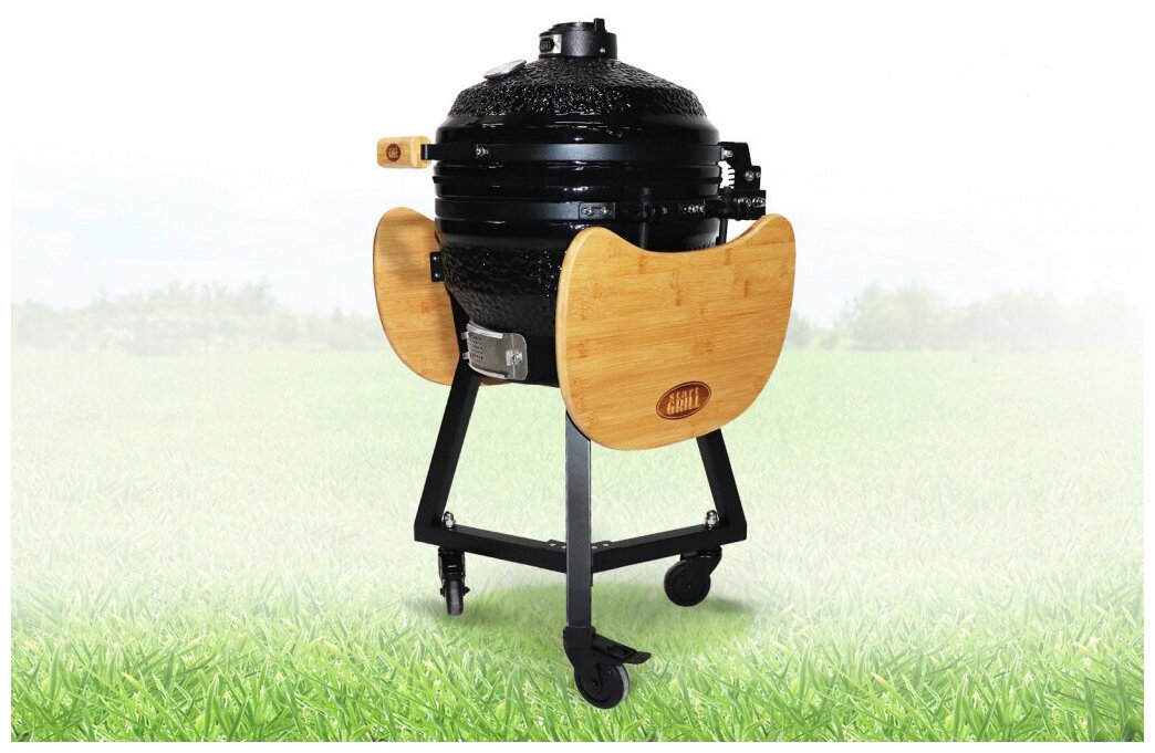 Керамический гриль Start Grill SG16, 39.8 см / 16 дюймов (черный) - фотография № 8