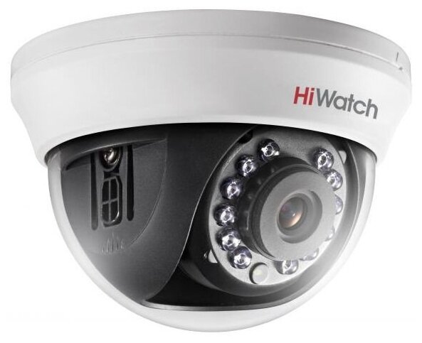 Камера видеонаблюдения аналоговая HiWatch DS-T591(C) (6 mm) 6-6мм HD-CVI HD-TVI цветная корпус: белый