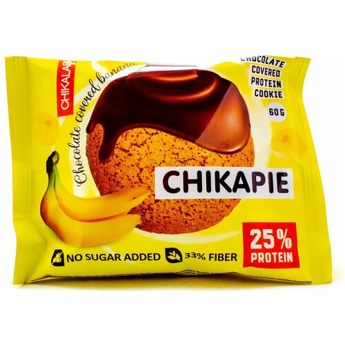 подсластитель milford сукралоза с инулином 370 шт Шоколад Chikalab Chikapie, 60 г, 10 мл, chocolate covered banana