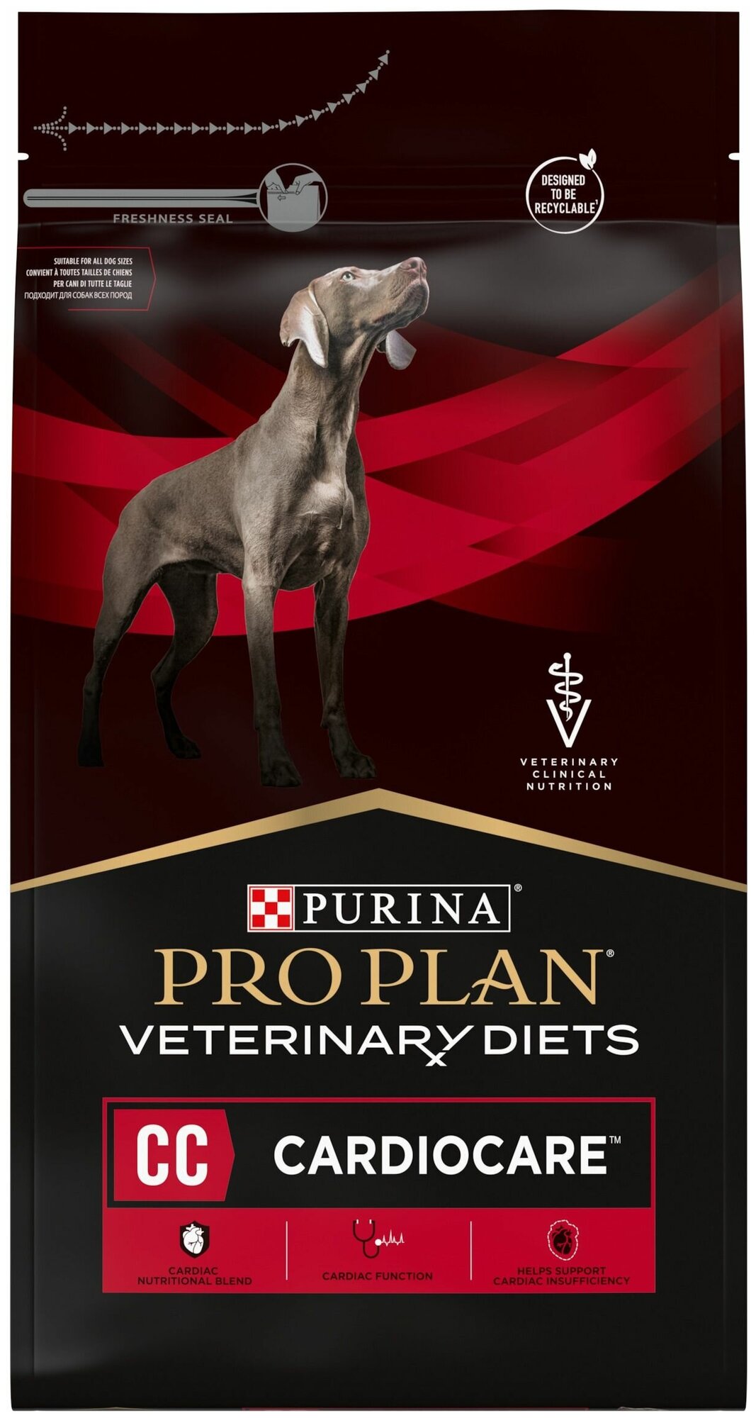 Сухой корм для собак Pro Plan Veterinary Diets Cardio Care для поддержания сердечной функции 3 кг