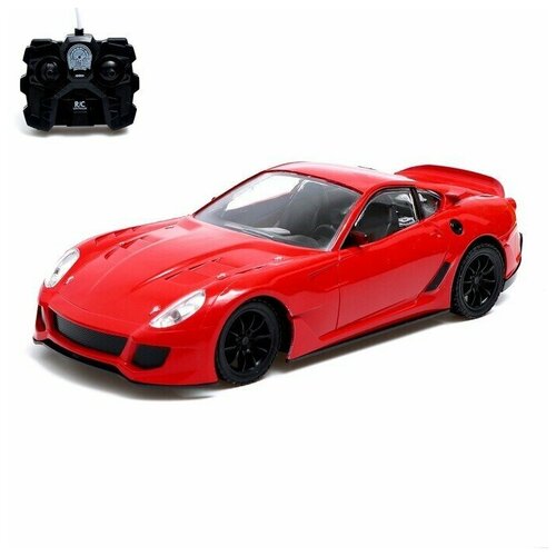 Машина радиоуправляемая Спорткар, 1:16, работает от батареек, цвет красный игрушка s s машина спорткар радиоуправляемая 1 шт