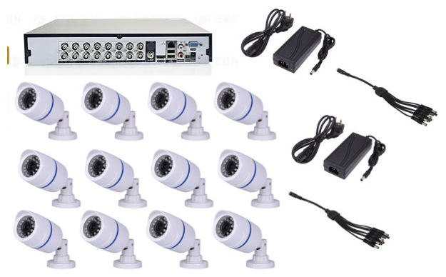 Видеонаблюдение на 12 камер (KIT12AHD100W1080P)