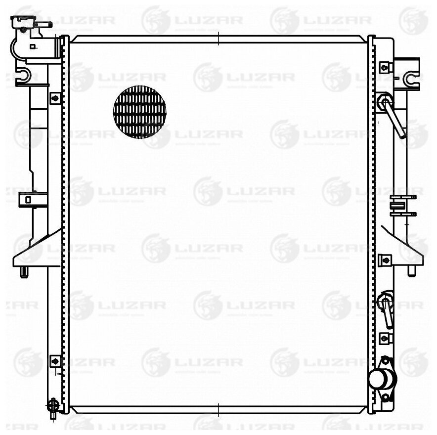 Радиатор охлаждения Mitsubishi L200 (15-)/Pajero Sport (15-) 2.4D AT (LRc 11150)