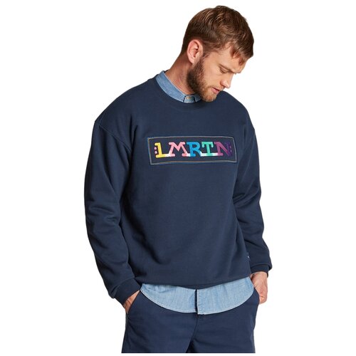 фото Толстовка мужская, la martina, артикул: tmf304, цвет: серый (01001), размер: l