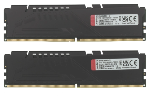 Память DIMM DDR5 32Gb (2x16Gb) PC38400 4800MHz CL38 1.1V Kingston Fury Beast (KF548C38BBK2-32)