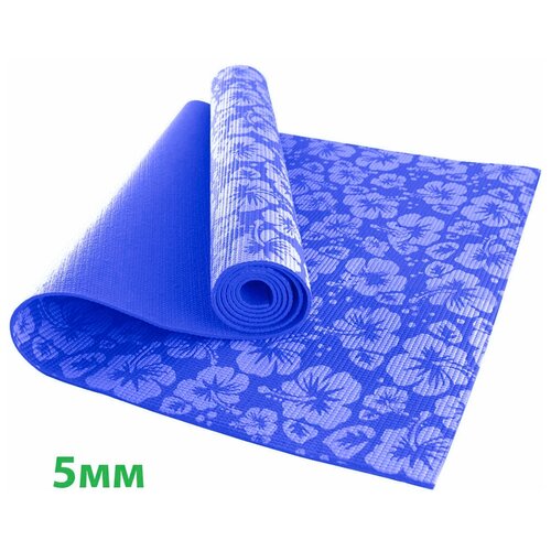 фото Hkem113-05-navy коврик для йоги 5 мм-синий (12) smart athletics