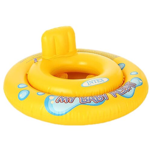 INTEX Круг для плавания My baby float, с сиденьем, d67 см, от 1-2 лет, 59574NP INTEX