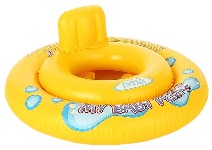 Круг для плавания My baby float, с сиденьем, d=67 см, от 1-2 лет, 59574NP INTEX