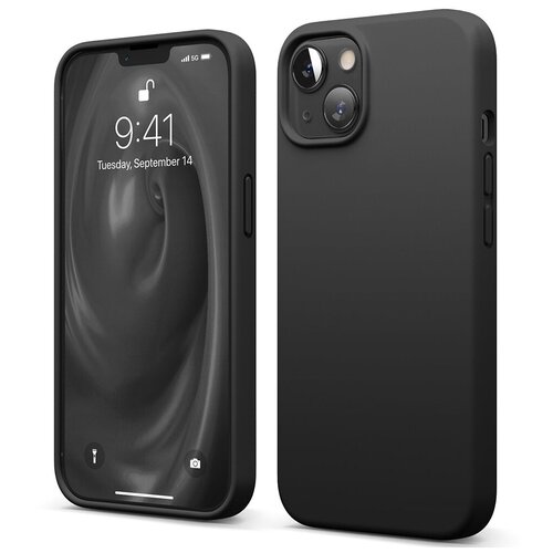 Чехол Elago Soft Silicone для iPhone 13, черный