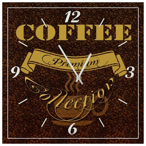 фото Svs настенные часы svs 3502300 kitchen кофе премиум