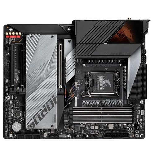 Материнская плата GIGABYTE Z690 AORUS ULTRA (rev. 1.x) Retail z690 aorus xtreme материнская плата gigabyte z690 aorus xtreme