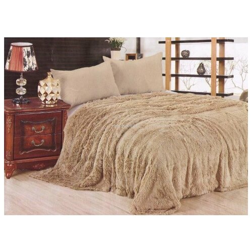 Плед травка меховой евро MEH11